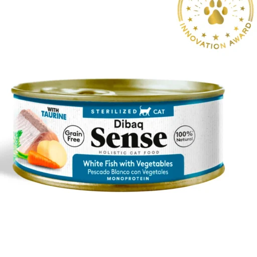 Dibaq Sense konservai katėms su balta žuvimi 10x100g