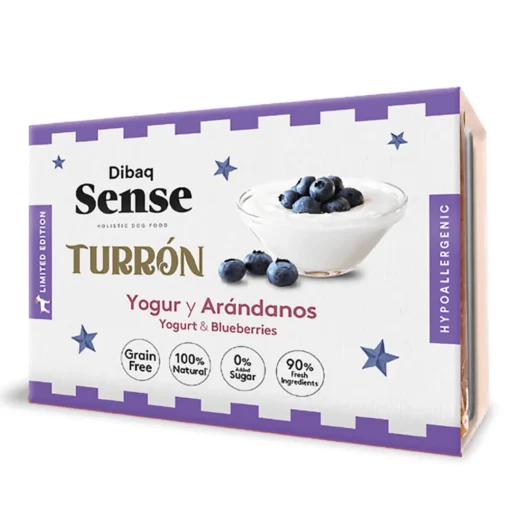 Dibaq Sense Nougat jogurtas su mėlynėmis