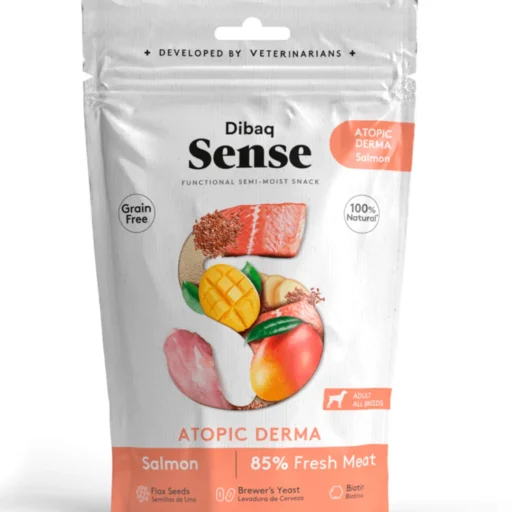 Dibaq Sense skanėstai odai ir kailiui su lašiša