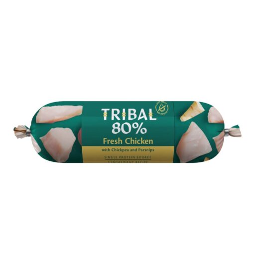 Šlapias maistas šunims su šviežia vištiena – Tribal Gourmet Sausage 80% Fresh Chicken