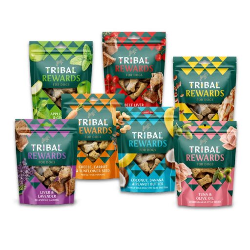 TRIBAL Rewards skanėstų rinkinys šuniui „Visi skoniai“ (7 vnt.)