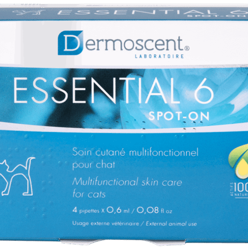 Dermoscent Essential 6 – lašai kačių odos ir kailio būklei gerinti 0,6ml N4