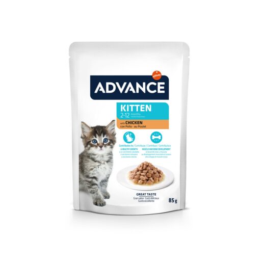 ADVANCE AC Wet Kitten Chicken Flow 4x85g