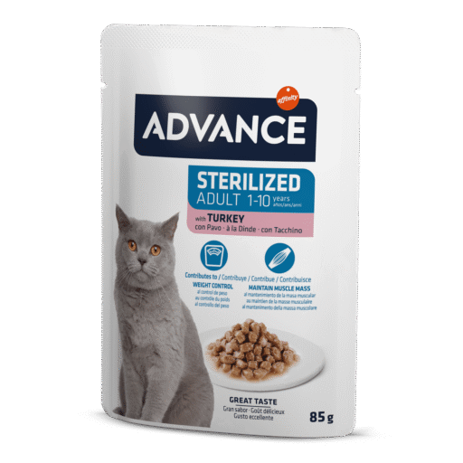 ADVANCE AC Wet Sterilized Turkey Flow (kalakutiena) 12x85g
