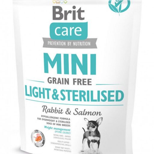 Brit Care Mini Light&Sterilised sausas maistas mažų veislių šunims