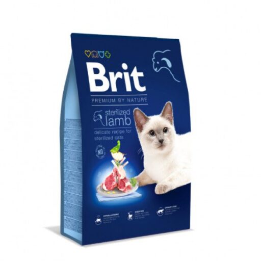 Brit Premium by Nature Cat Sterilized Lamb sausas maistas sterilizuotoms katėms