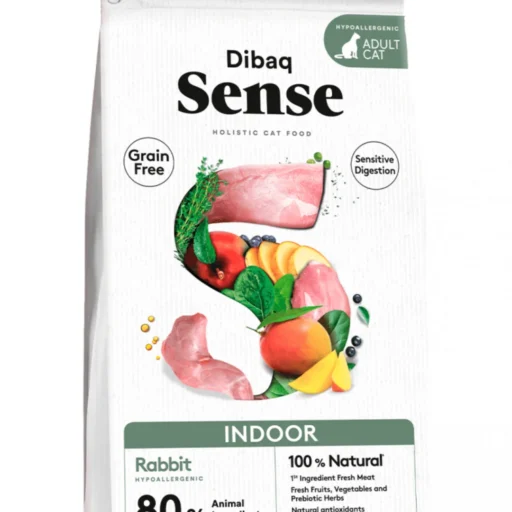 Maistas sterilizuotoms katėms INDOOR su triušiena