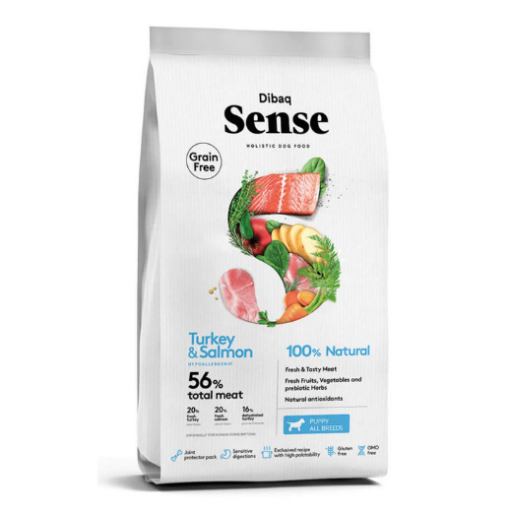 Dibaq Sense begrūdis maistas PUPPY mažiems šuniukams