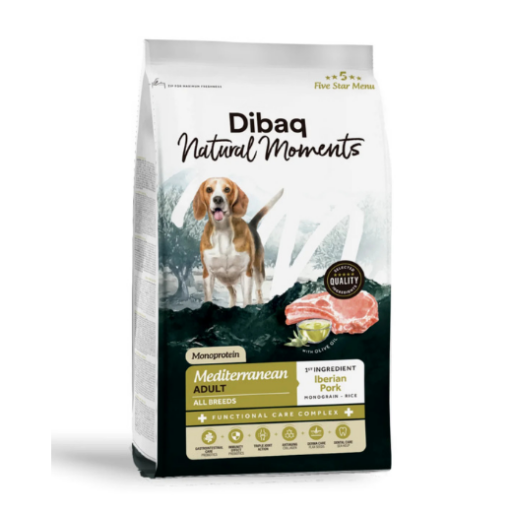 Dibaq Natural Moments maistas šunims su Iberijos kiauliena