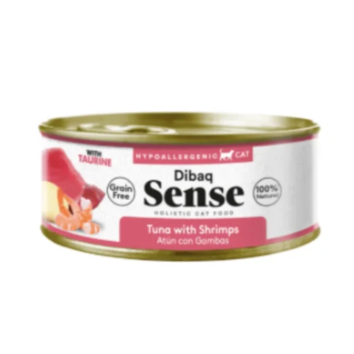 Dibaq Sense konservai katėms su tunu ir krevetėmis 10x100g