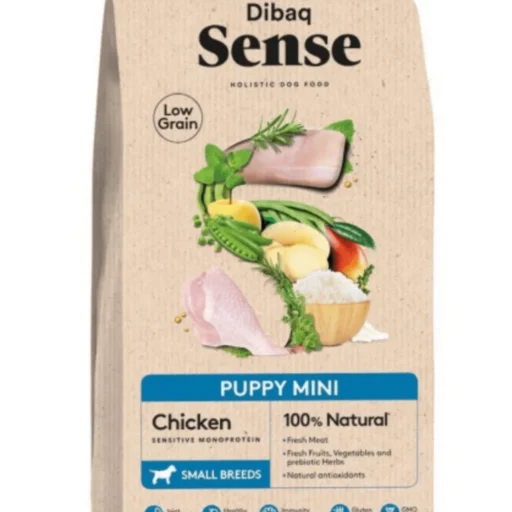 Dibaq Sense Low grain PUPPY MINI maistas mažiems šuniukams 2kg