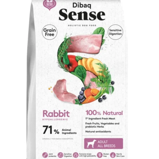 Dibaq Sense maistas šunims su triušiena ir kalakutiena