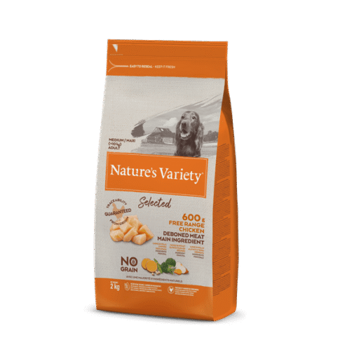 Nature's Variety Selected Med/Max Adult (vištiena) 2 kg