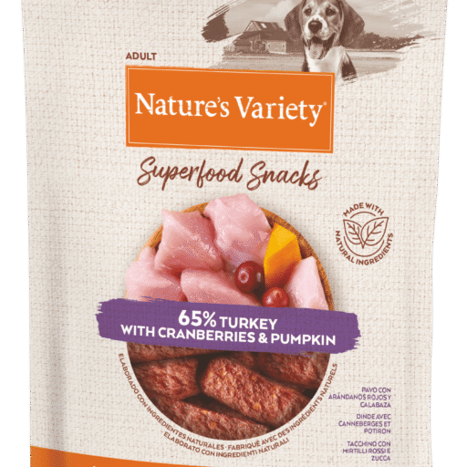 Nature's Variety Superfood Snacks (kalakutiena su spanguolėmis ir moliūgu) 85 g