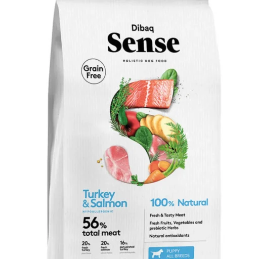 Dibaq Sense begrūdis maistas PUPPY mažiems šuniukams