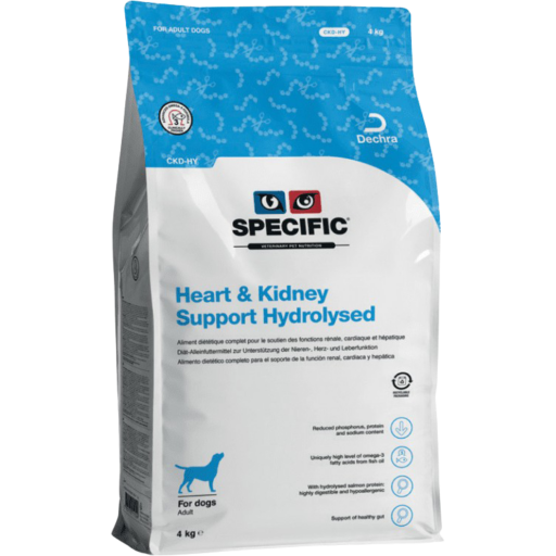 SPECIFIC CKD-HY pašaras šunims su širdies ir inkstų problemomis 3x4 kg