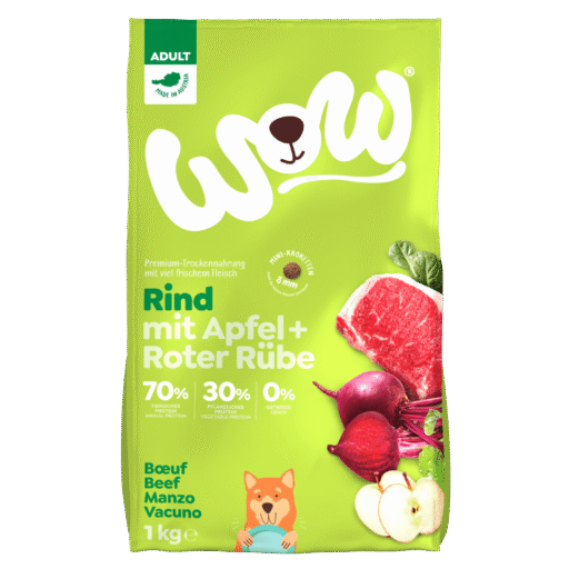WOW Sausas maistas šunims su jautiena