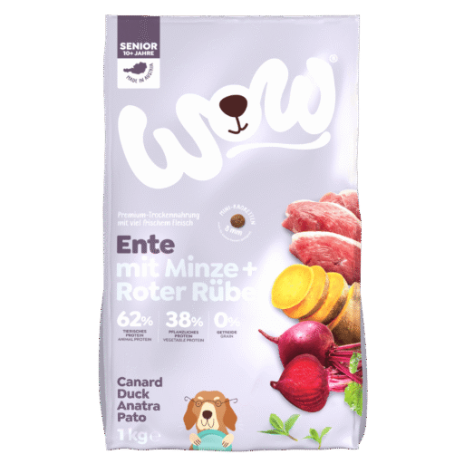 Sausas maistas šunims WOW SENIOR su antiena 1kg