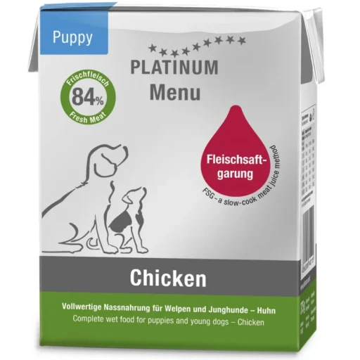 Platinum paštetas Puppy su vištiena 375g