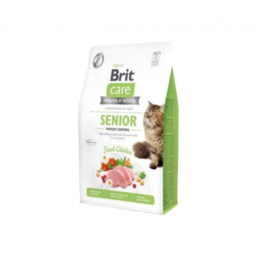 Brit Care Cat GF Senior Weight Control s.m. katėms