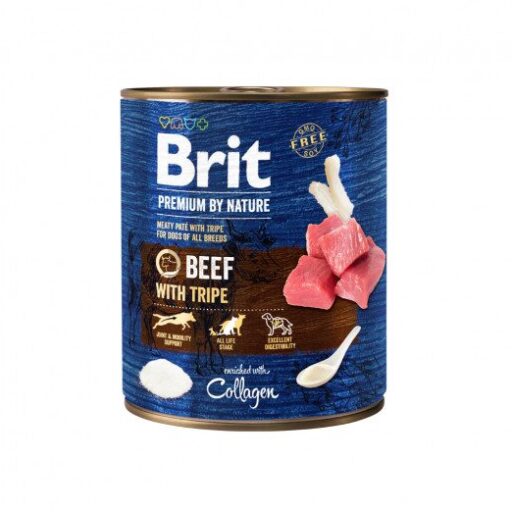 Brit Premium by Nature kons. šunims Beef with Tripes