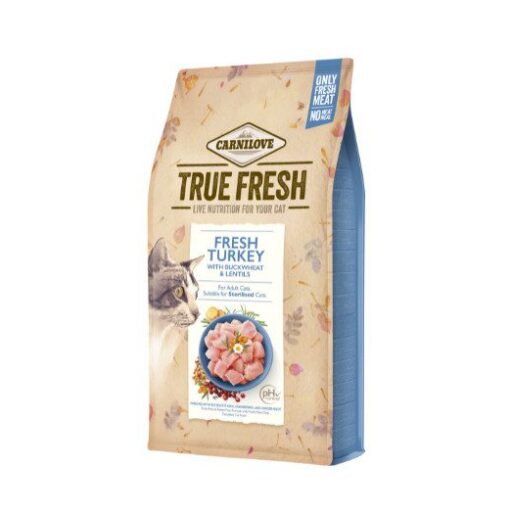 Carnilove True Fresh Cat Turkey sausas maistas katėms su kalakutiena