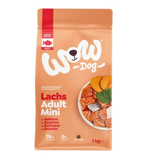 WOW sausas maistas šunims su žuvimi 1kg