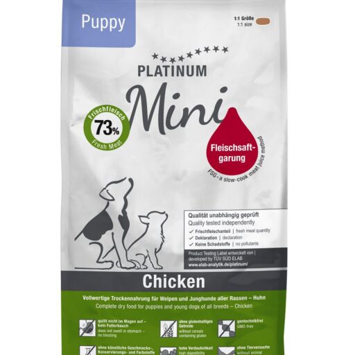 Platinum Puppy Mini sausas pašaras mažų veislių jauniems šuniukams su vištiena 900 g
