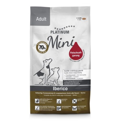 Platinum Adult Mini sausas pašaras mažų veislių šunims su Iberijos kiaulių mėsa 900 g