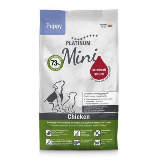 Platinum Puppy Mini sausas pašaras mažų veislių jauniems šuniukams su vištiena 900 g