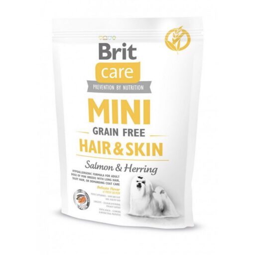 Brit Care Mini Hair&Skin sausas maistas mažų veislių šunims