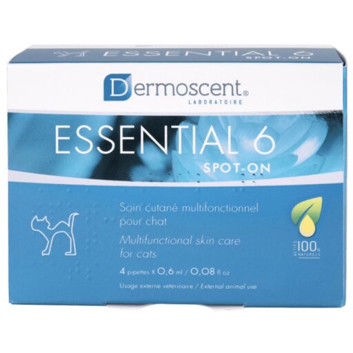 Dermoscent Essential 6 – lašai kačių odos ir kailio būklei gerinti 0,6ml N4