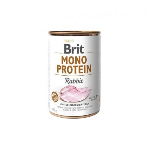 Brit Care kons. šunims Mono Protein Rabbit 400 g
