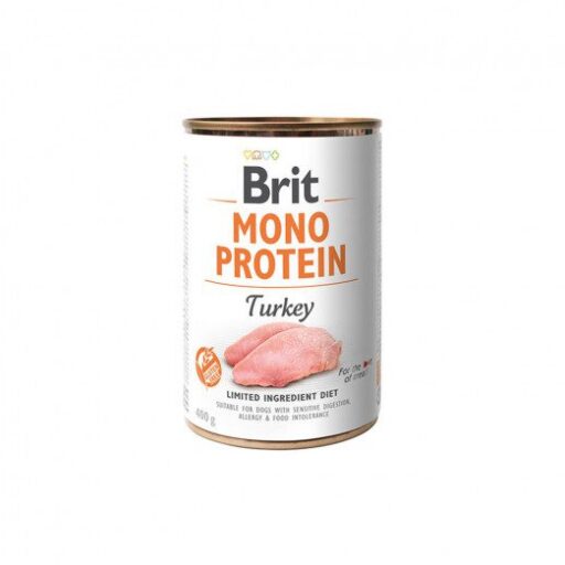 Brit Care kons. šunims Mono Protein Turkey 400 g