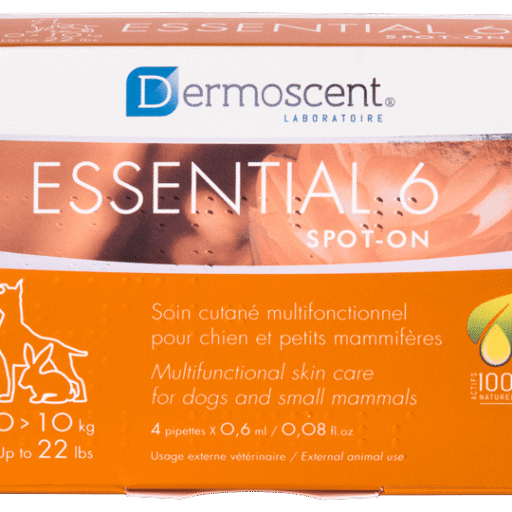 Dermoscent Essential 6 – lašai šunų odos ir kailio būklei gerinti 0-10kg 0,6ml N4