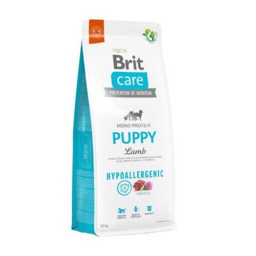 Brit Care Hypoallergenic Puppy Lamb sausas maistas šuniukams su ėriena