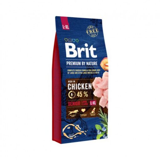 Brit Premium By Nature Senior L/XL s.m. šunims 15 kg