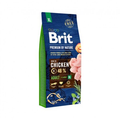 Brit Premium By Nature Adult XL s.m. šunims 15kg