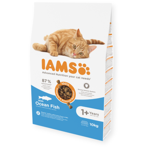 IAMS Adult Cat (žuvimi) 10kg