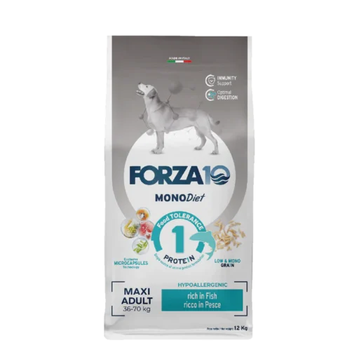 FORZA10 Monodiet Maxi Adult šunims su žuvimi 12kg