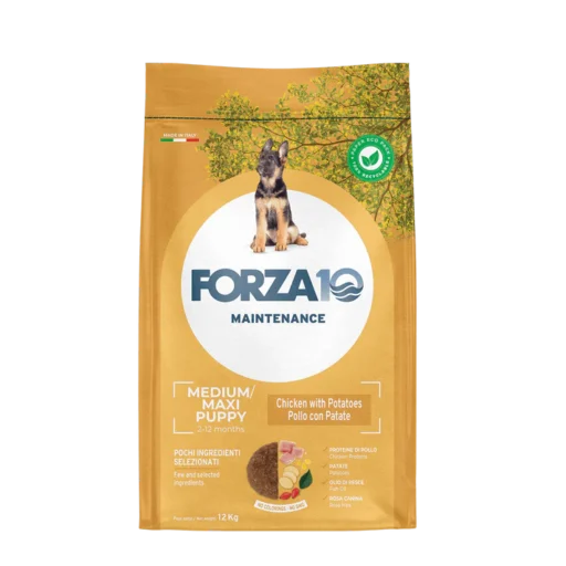 FORZA10 Maintenance Medium/Maxi Puppy šuniukams su vištiena ir bulvėmis 12kg