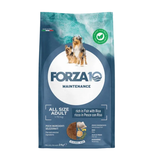 FORZA10 Maintenance All Size Adult šunims su žuvimi ir ryžiais