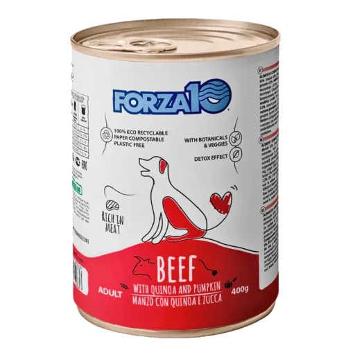 FORZA10 Maintenance Adult konservai šunims su jautiena, bolivine balanda ir moliūgais