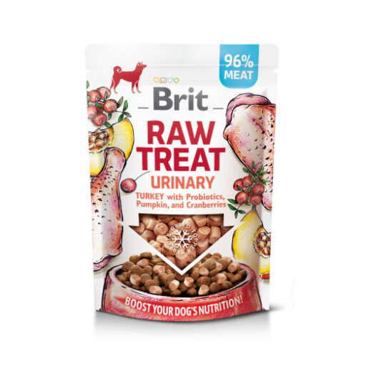 Brit Dog Raw freeze-dried Urinary Turkey skanėstai šunims 40 g
