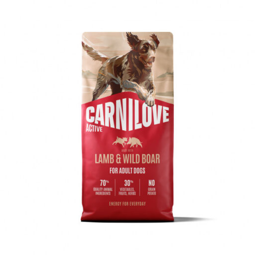 CARNILOVE ACTIVE Dog Lamb & Wild Boar sausas pašaras šunims