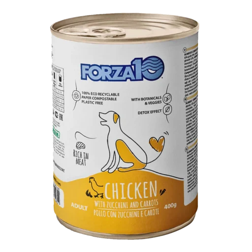 FORZA10 Maintenance Adult konservai šunims su vištiena, cukinija ir morkomis