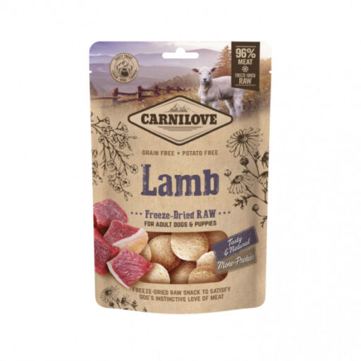 Carnilove Dog skanėstas šunims Freeze-dried Raw Lamb 60g