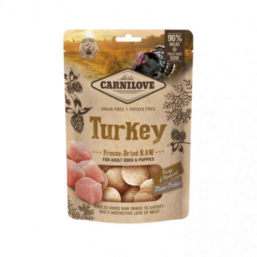 Carnilove Dog skanėstas šunims Freeze-dried Raw Turkey 60g