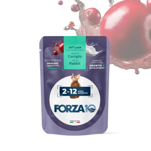 FORZA10 Maintenance Kitten konservai kačiukams ir katėms 2-12 mėn. su triušiena