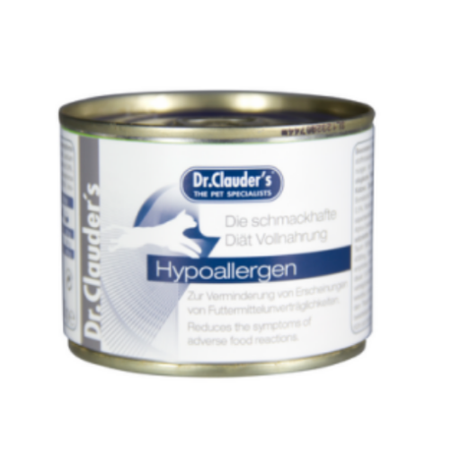 Dr.Clauder's "Hypoallergen Diet" drėgnas maistas katėms, esant maisto netoleravimui 200g